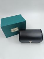 UNDERWOOD LONDON SCHWARZES LEDER REISEETUI