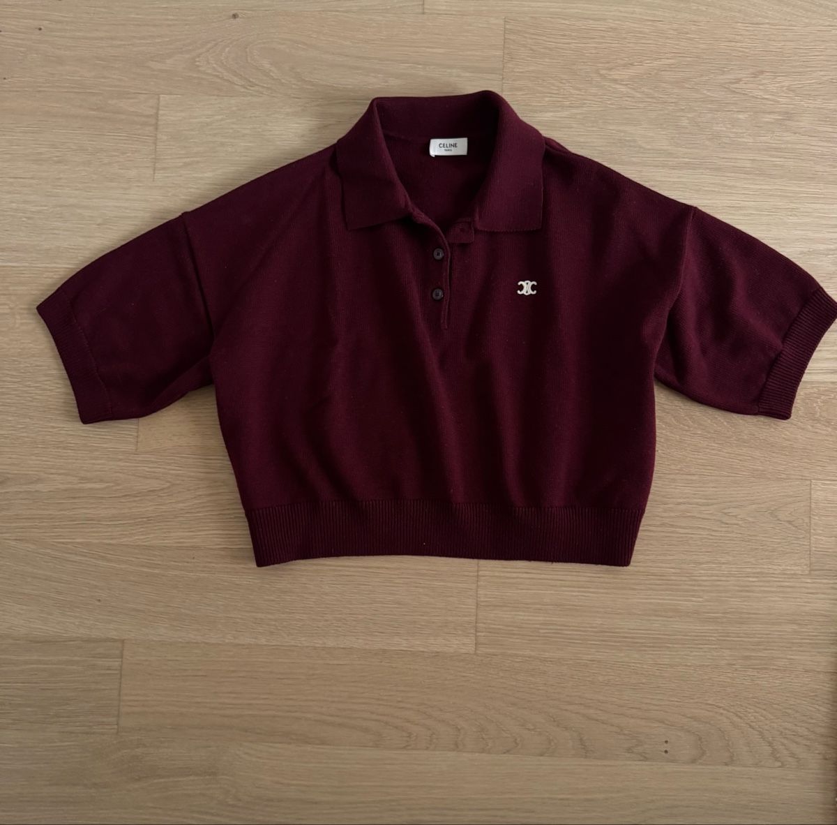 Celine Magliette Polo: Celine cropped knit polo  – Usato da Vésenaz venduto da ann_7knk 1