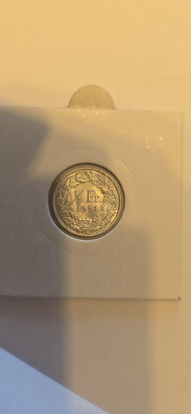 Toutes les monnaies: piece 50cts 1951 SUP – Neuf (Voir description) à Fribourg par yan_z5fr
