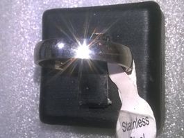 ring edelsthal,,,silber farbe,,,glanzig