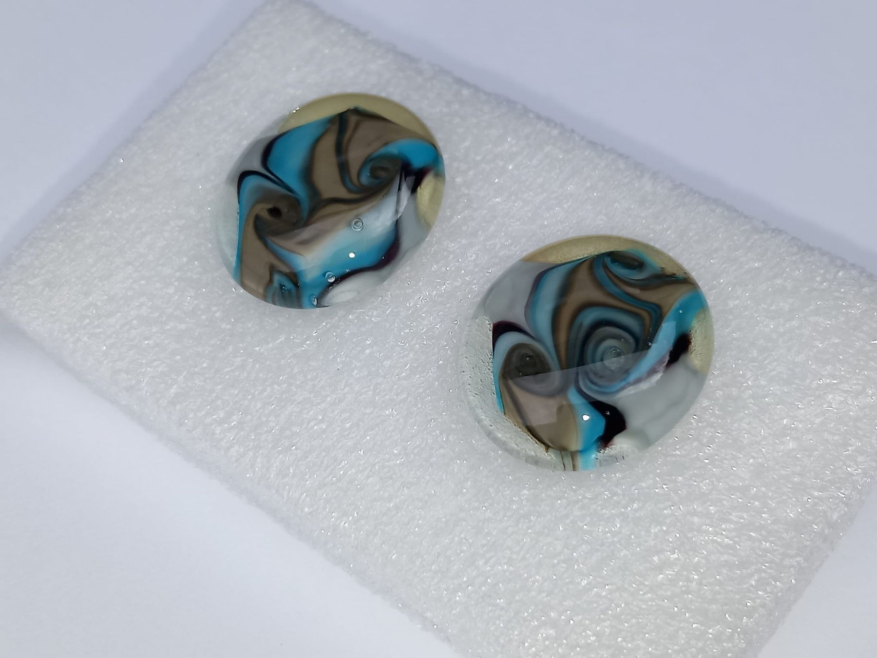 Murano Ohrringe & -stecker: Schöne Murano Glas Ohrringe mit Silber 925 – Gebraucht aus Winterthur von Jopf1 8