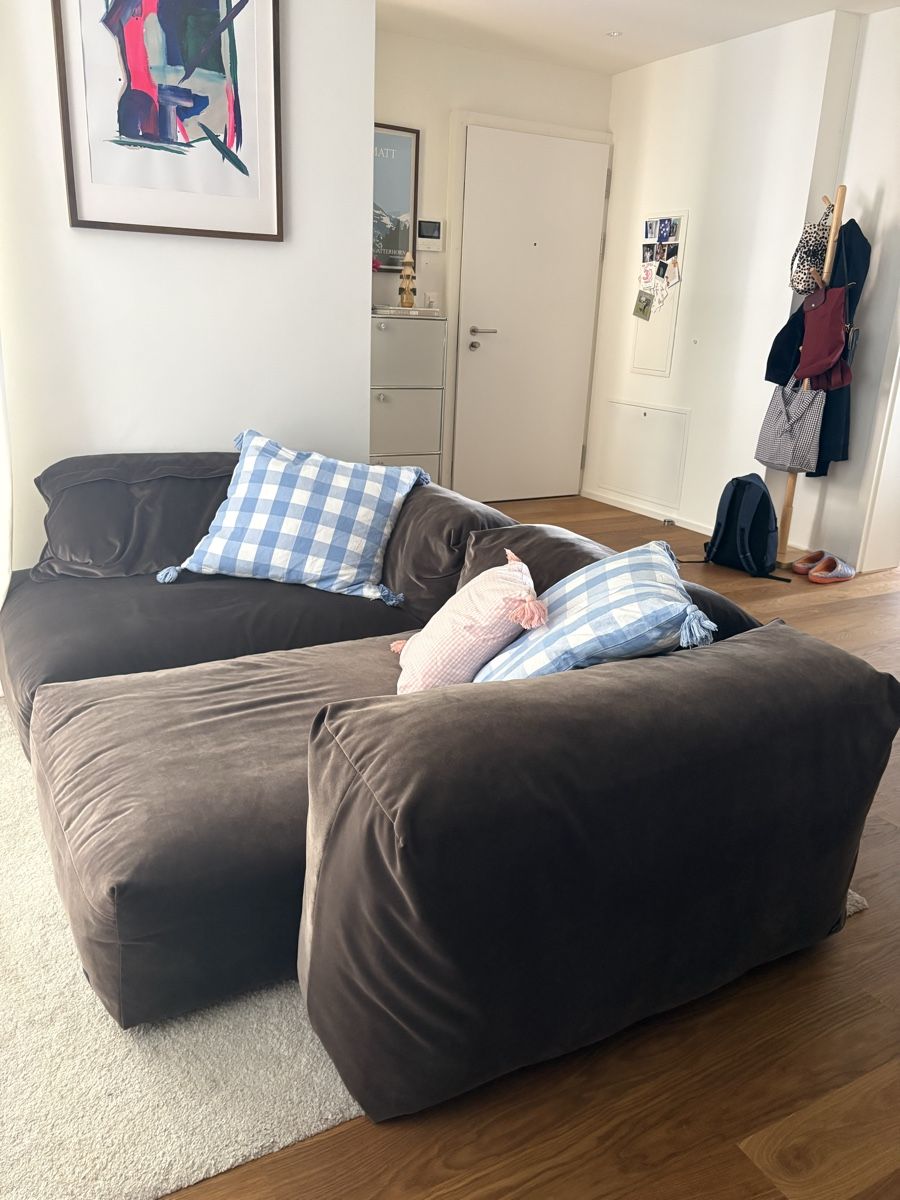 Vetsak Divani: Vetsak Couch Suede Brown – Usato da Zürich venduto da _luca_la 1