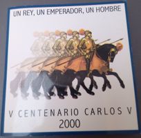 SPANIEN - 2000 PESETAS 2000 - 500 GEBURTSTAG - CARLOS V - PP