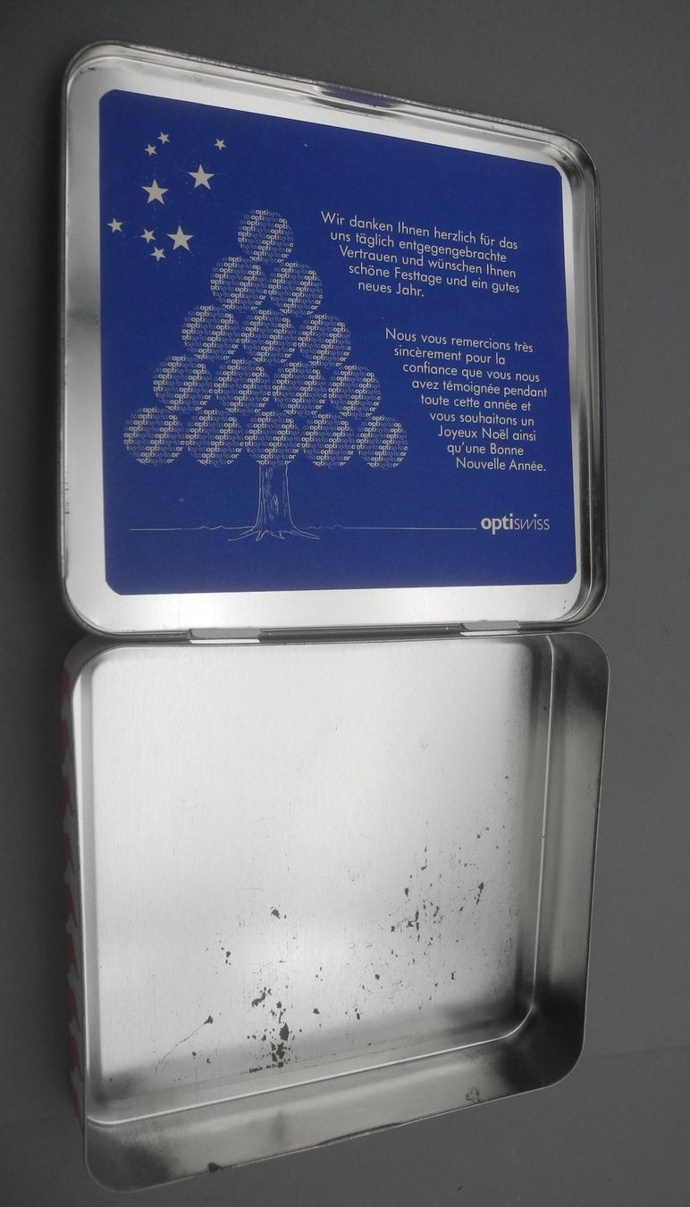 Barattoli: Blechdose Dose Baselbieter Rahmtäfeli Bettmümpfeli, Nr. 222 – Usato da Kottwil venduto da Crazyrolf 2
