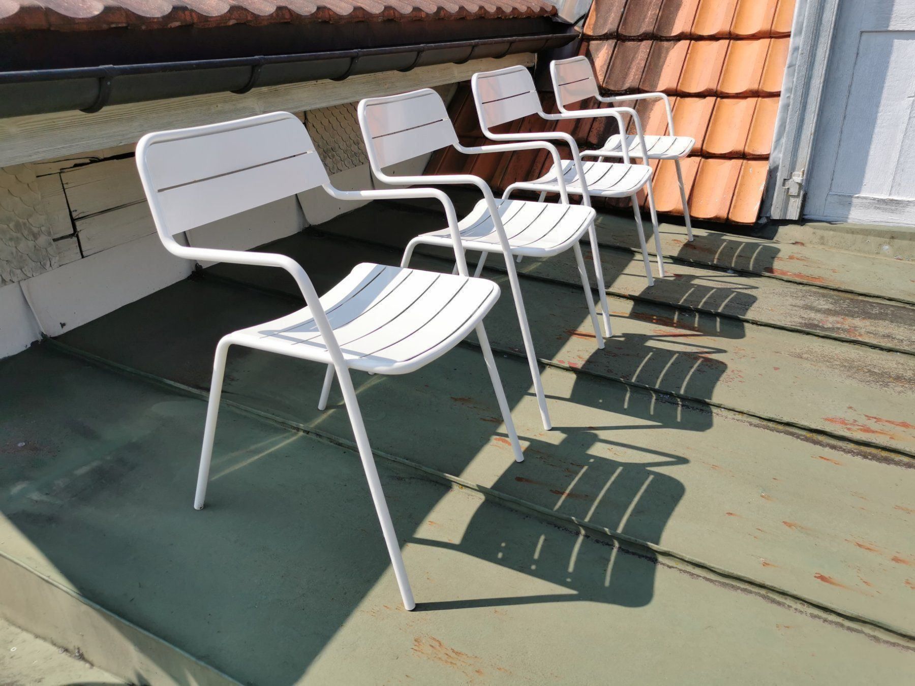 Tavoli: Gartenmöbel Set Gartentisch Gartenstühle 30er Designklassike – Usato da Berneck venduto da Hansi_Muenz 1