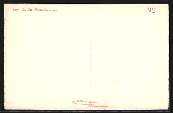 Cartoline postali: Saint-Luc, Panorama et Alpes bernoises – Usato da Berlin venduto da bartko-reher 1