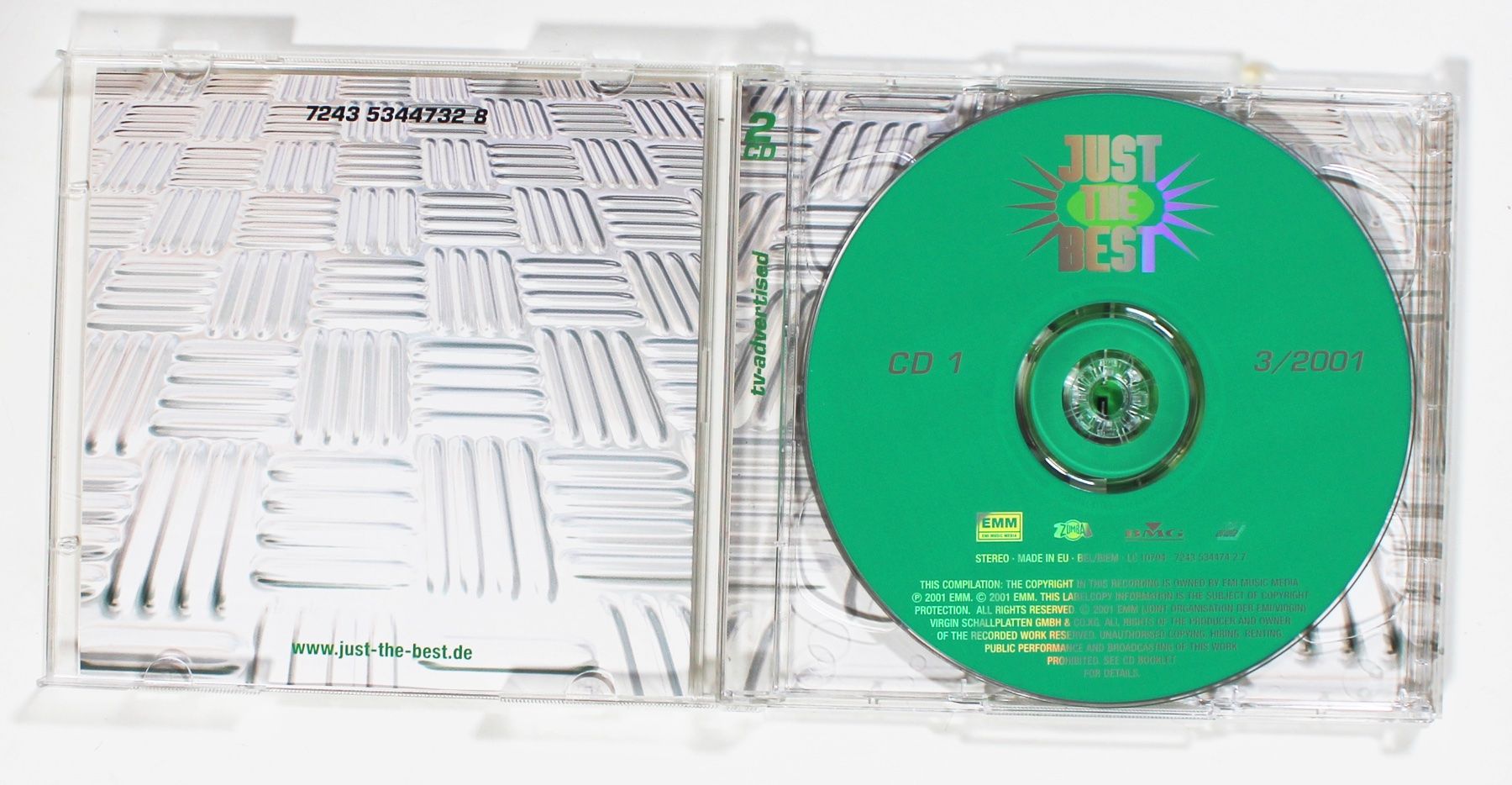 CD: 2CD - JUST THE BEST - 40 CHART TOP HITS 2001 Vol. 3 – Usato da Brüttisellen venduto da Collector-Corner 1