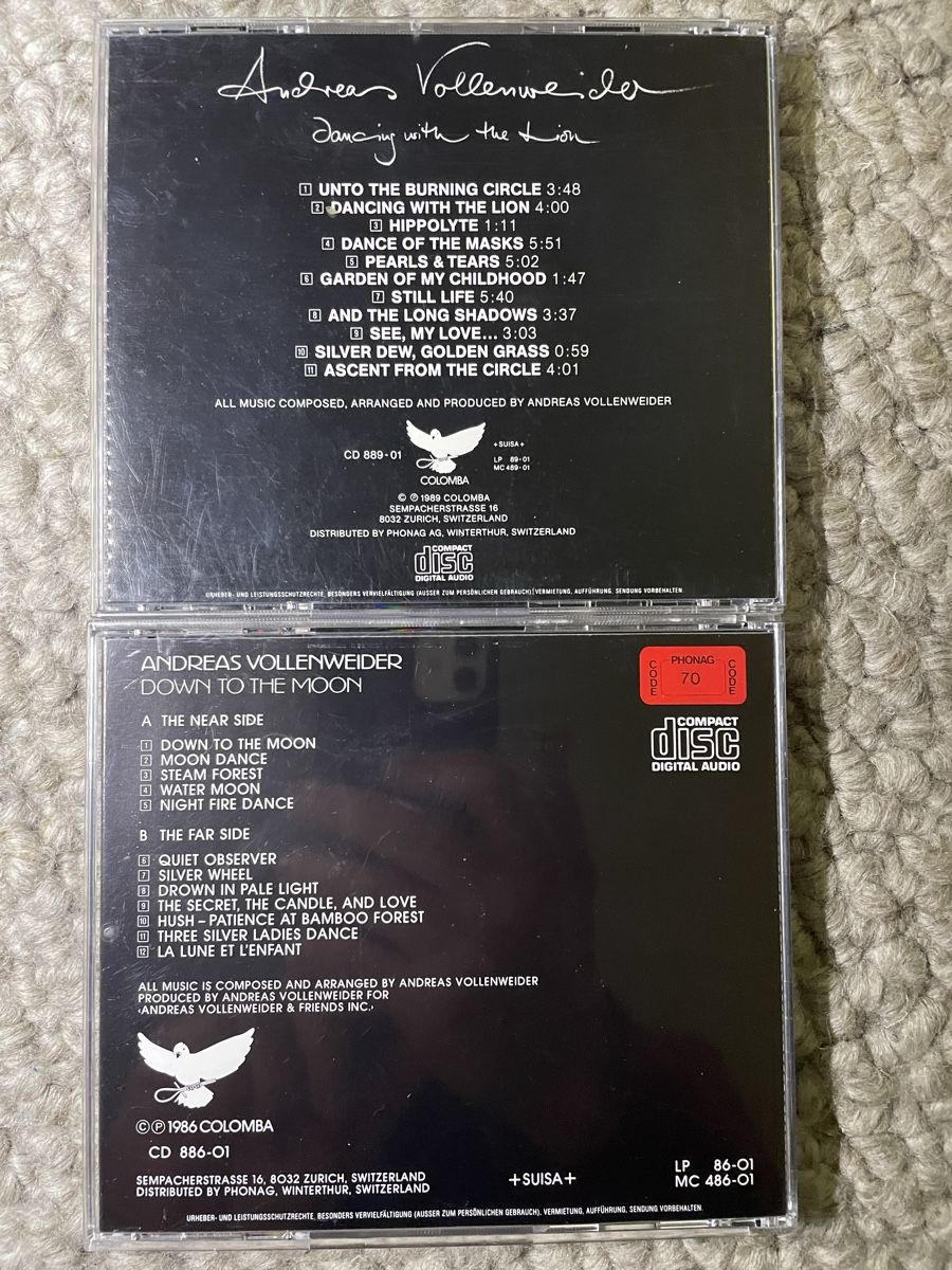 CD: 2x Andreas Vollenweider – Nuovo (secondo la descrizione) da Reinach AG venduto da trigger7811 2