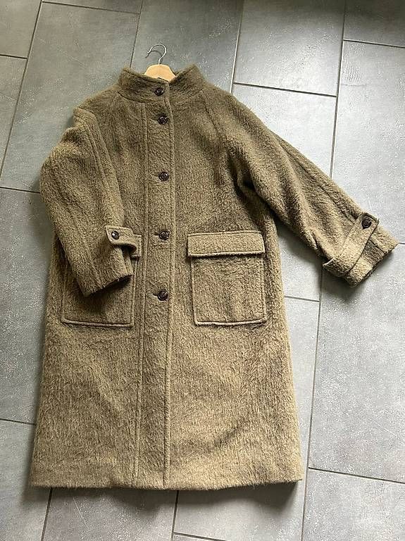 Cappotti: Shaggy Stand Color Coat – Usato da Gais venduto da Koumichel16