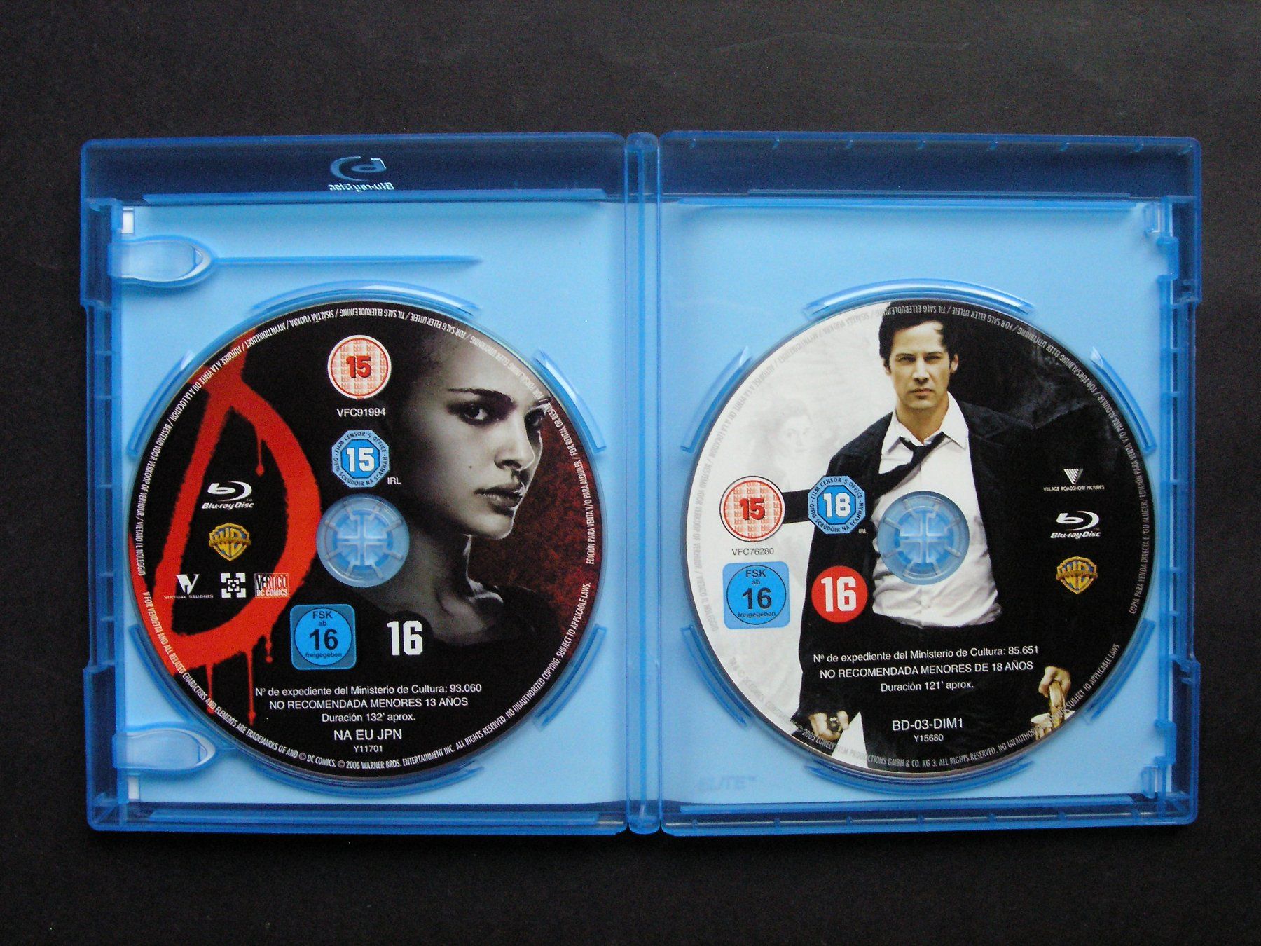 Tutti i DVDs: V Wie Vendetta & Constantine 2-Disc Set – Usato da Zuzwil SG venduto da vette13 3