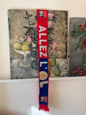 Allez Lyon Fan Schal Fussball Club Lyon Frankreich