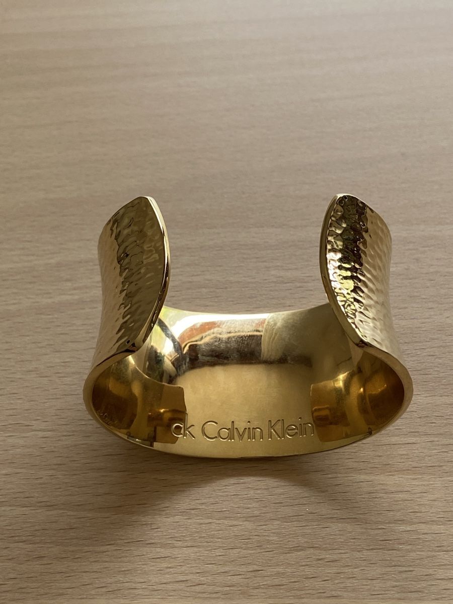 Calvin Klein Bracciali & Braccialetti: Manchette dorée Calvin Klein taille XS – Usato da Veyrier venduto da sosozizou 1