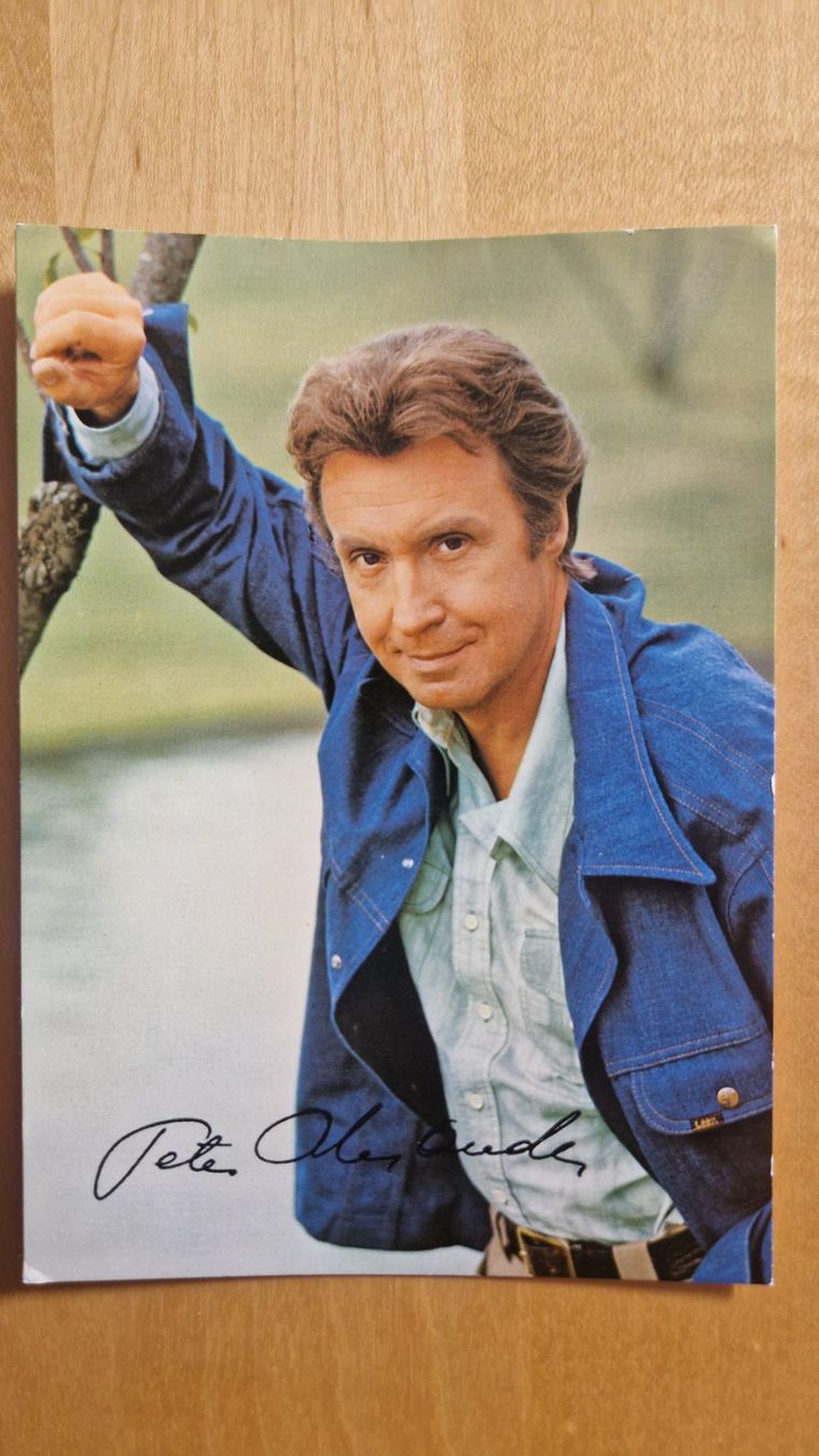 Autogramme: Peter Alexander, Original Autogramm auf Karte in Farbe – Gebraucht aus Salmsach von aacs65