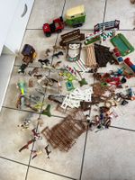 Playmobil Set mit Pferden, Zäunen und div. Zubehör
