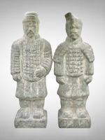 Statuettes en porcelain guerriers Armée de terre cuite Chine