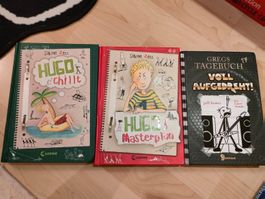 3 Kinderbücher: Gregs Tagebuch, Hugo