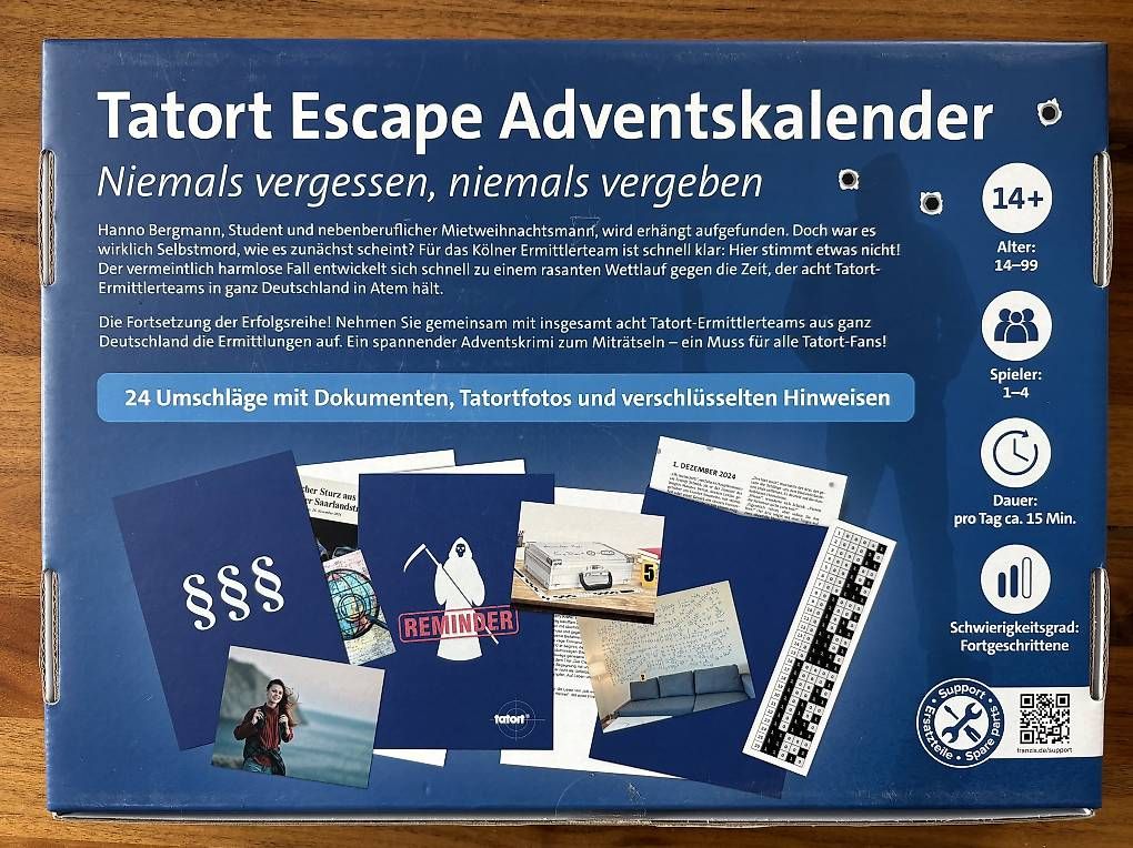 Kalender: Adventskalender Tatort – Gebraucht aus Beckenried von ani_9xsw 1