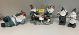 Originelles Gartenzwerg Figuren Set 4-teilig- Wiitergäh