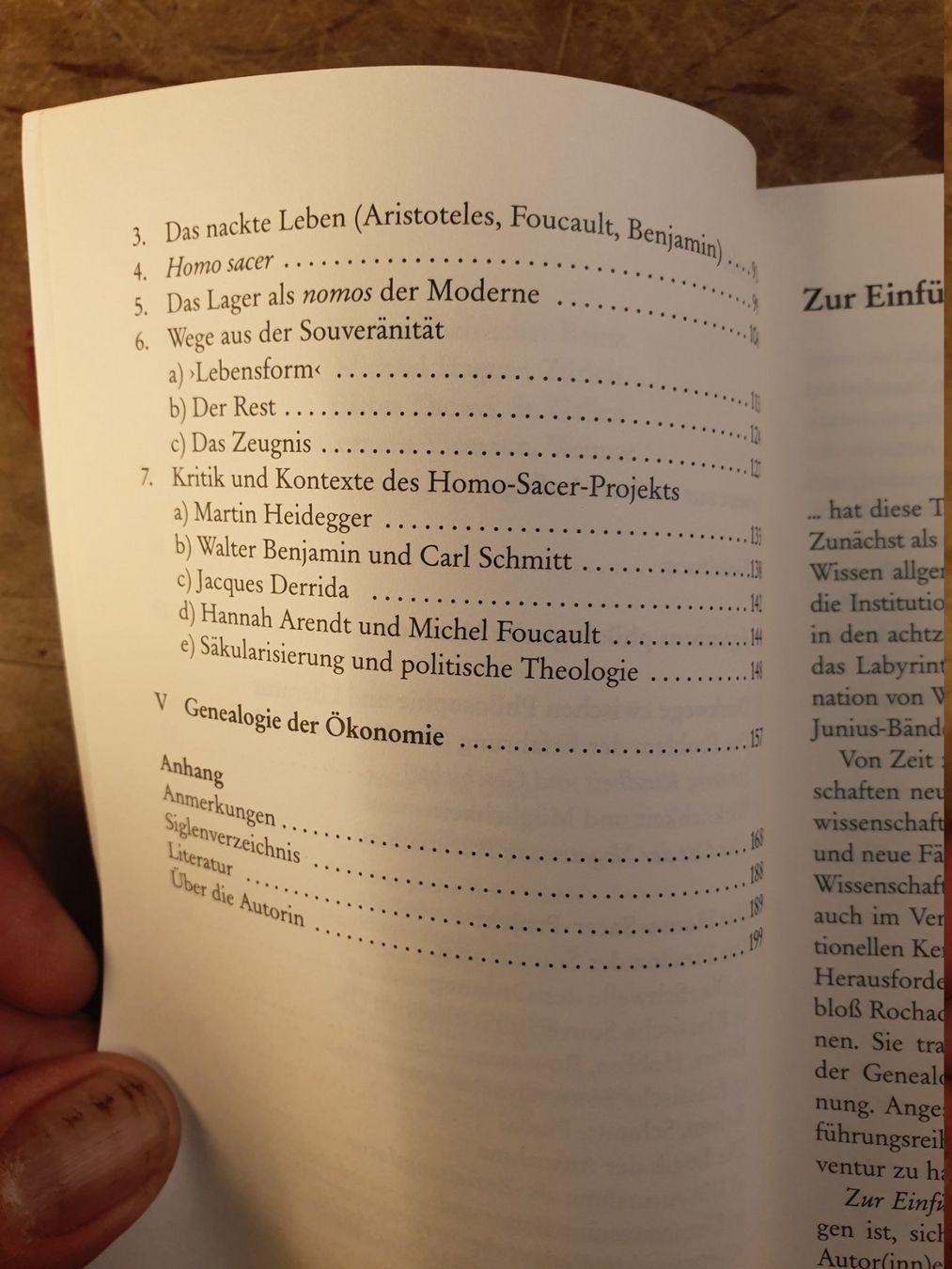 Libri: Zur Einführung - Giorgio Agamben – Usato da Zürich venduto da loosebone 4