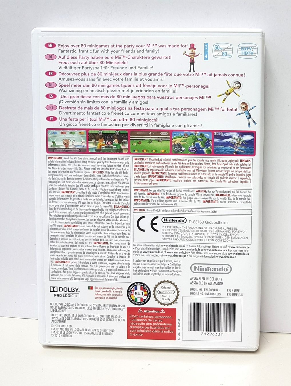 Nintendo Spiele: Wii Party – Gebraucht aus Schüpfheim von Game-Paradis 2