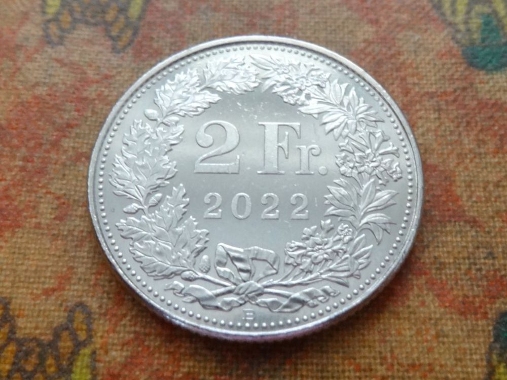Toutes les monnaies: 2 Fr. 2022 – D'occasion à Romanel-sur-Lausanne par Swift13