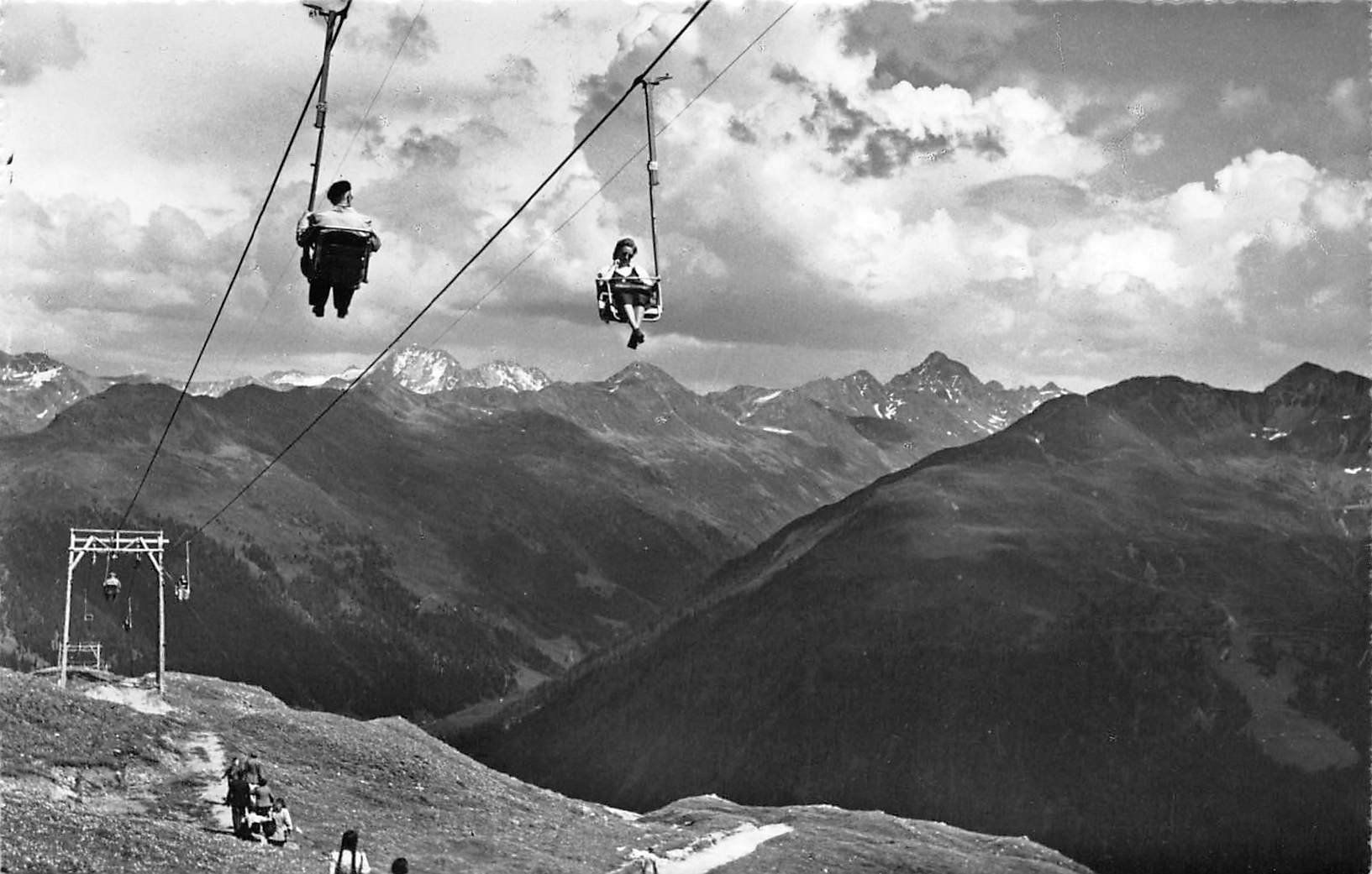 Ansichtskarten: 2x Davos – Gebraucht aus Ottikon b.Kemptth. von Neptun1974 2