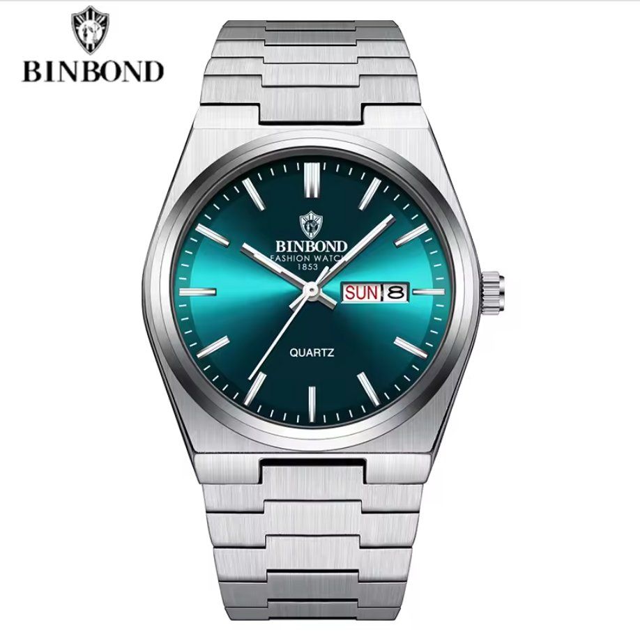 Uhren: Montre Binbond Acier Inoxydable, Quartz, Affichage Date – Neu und originalverpackt aus Biel/Bienne von Joridel7 1