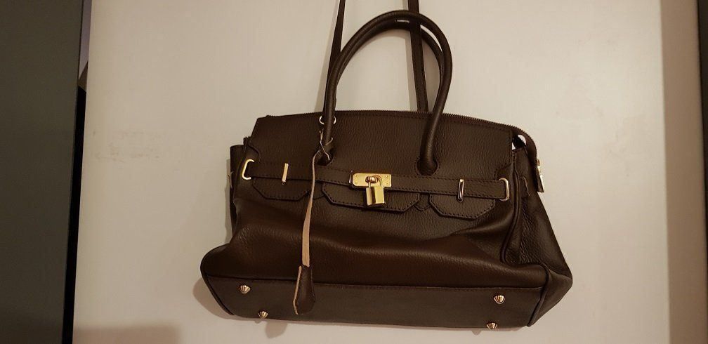 Borse da donna: Neuw.Leder-Handtasche - braun – Nuovo (secondo la descrizione) da Uznach venduto da Laeuffer 1