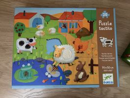Puzzle tactile - la ferme