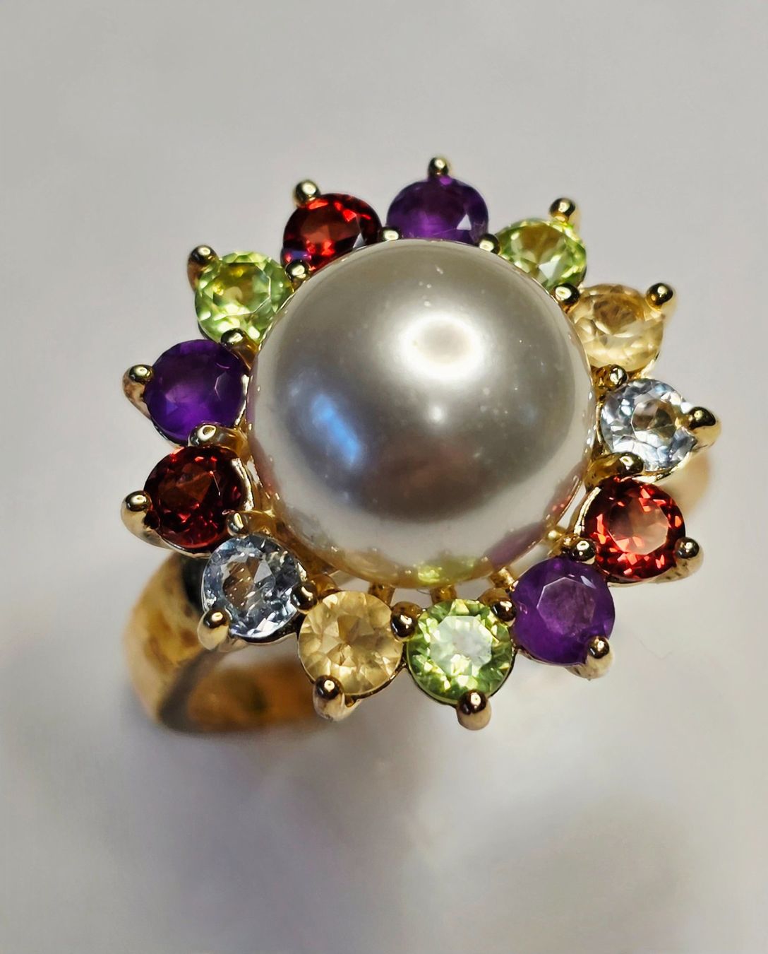 Bagues: Perle Multistone Fingerring – Neuf (Voir description) à Zürich par Benedikt21