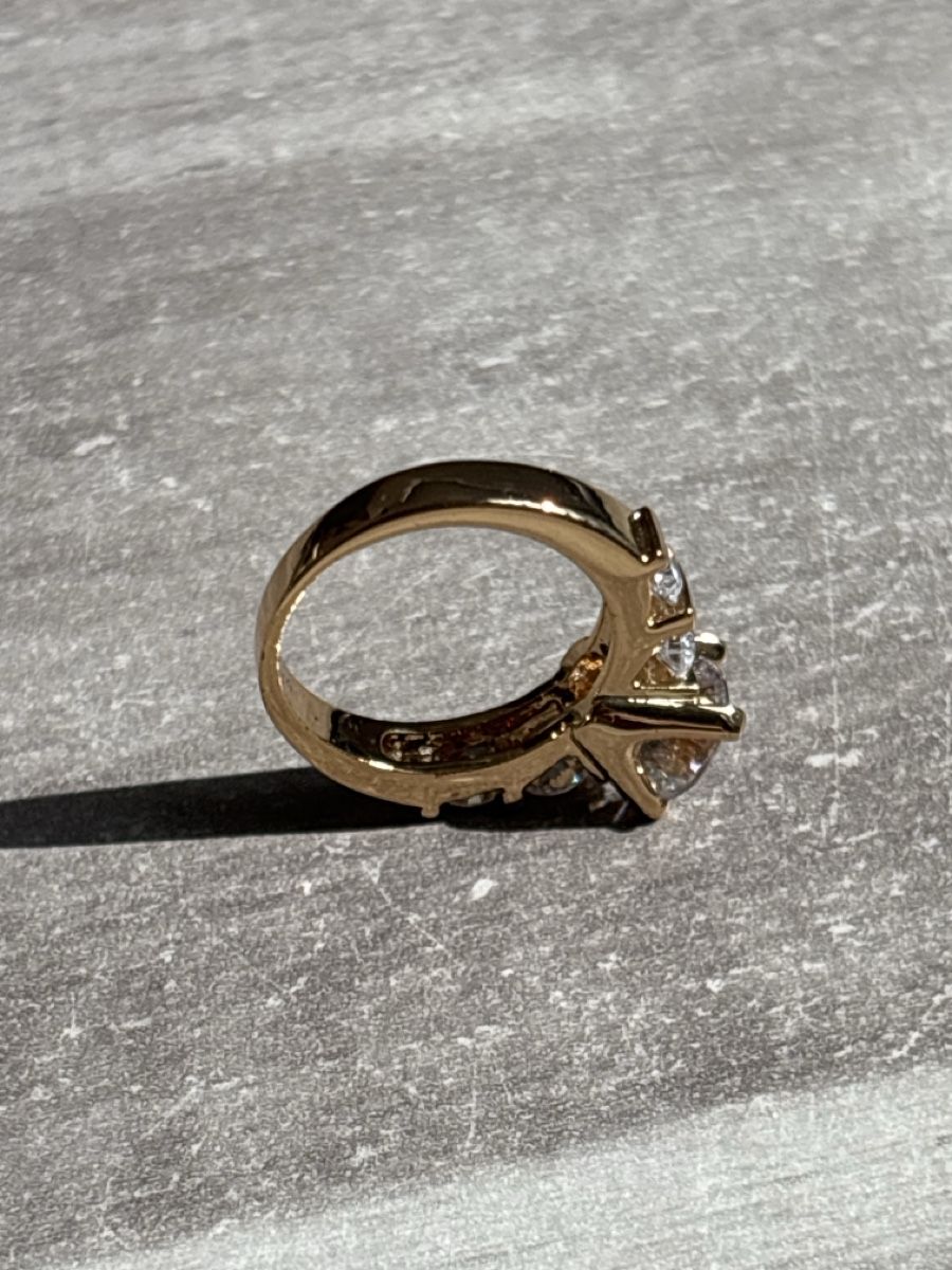 Anelli: Bague dorée ancienne avec pierres – Usato da Chêne-Bourg venduto da iva_6fxv 1