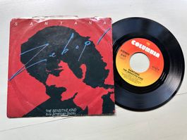 SANTANA CARLOS tolle Single The sensitive kind Kult USA diff