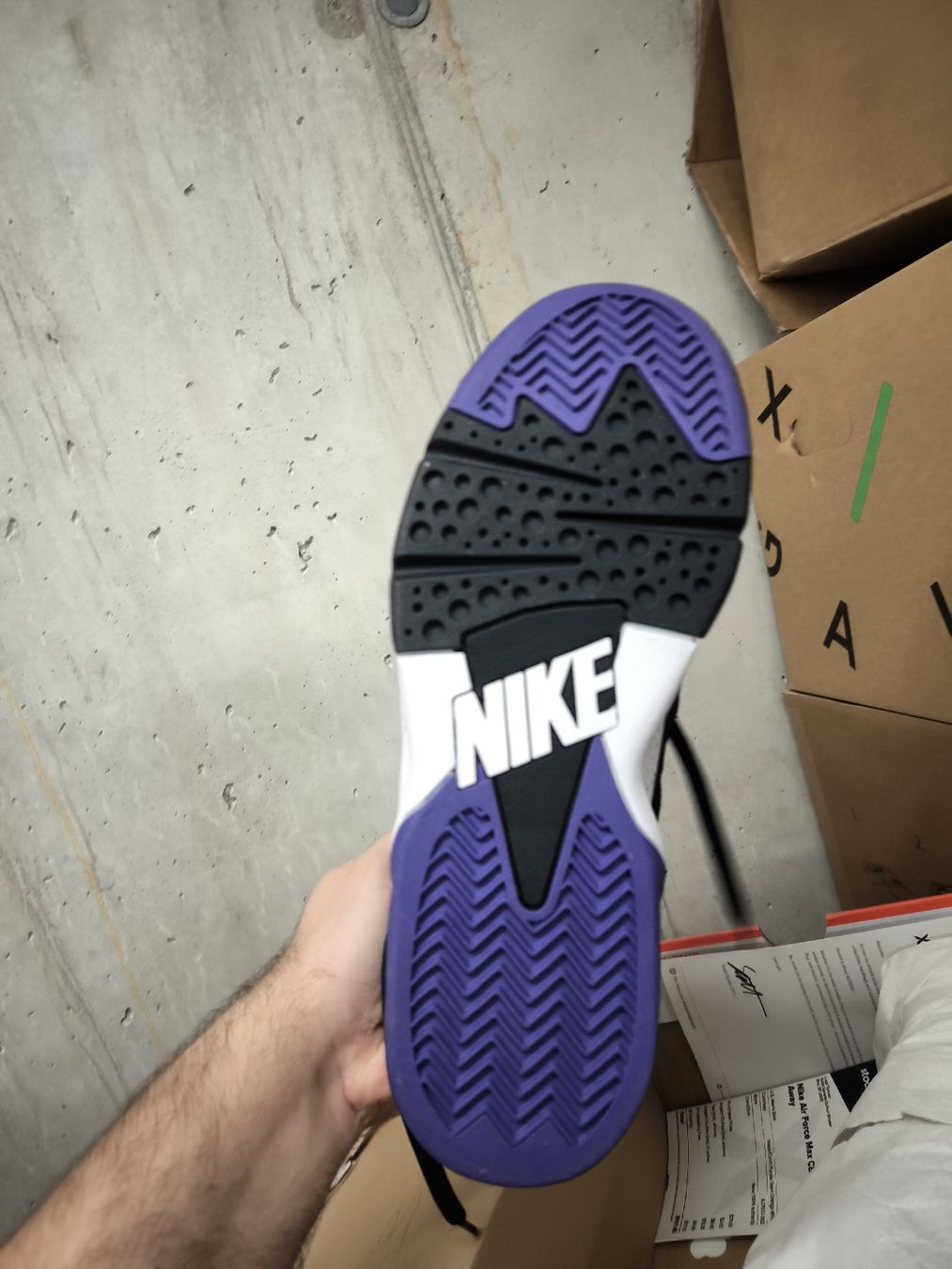 Herrenschuhe: Nike Air Force Max CB Black  US 11.5/EU 45.5 – Neu und originalverpackt aus Zürich von l.to 2