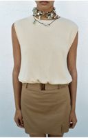 ZARA Skort Leinen/Baumwolle  Gr. L