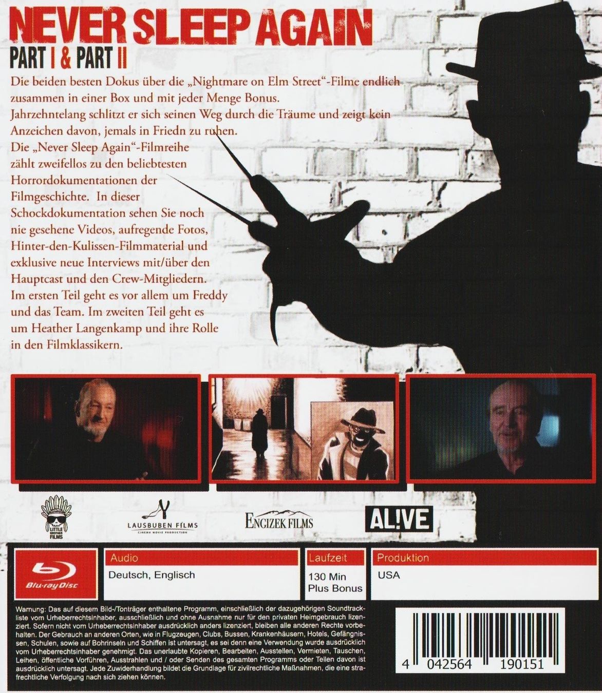 Tutti i DVDs: Never Sleep Again Part I&II / Nightmare / Wes Craven – Usato da Füllinsdorf venduto da VIDEO-ARCHIVES 1