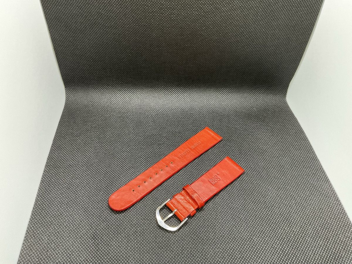 Bracciali & Braccialetti: Cinturino in pelle rosso 20mm – Nuovo (secondo la descrizione) da Pregassona venduto da TheWatchClub 1