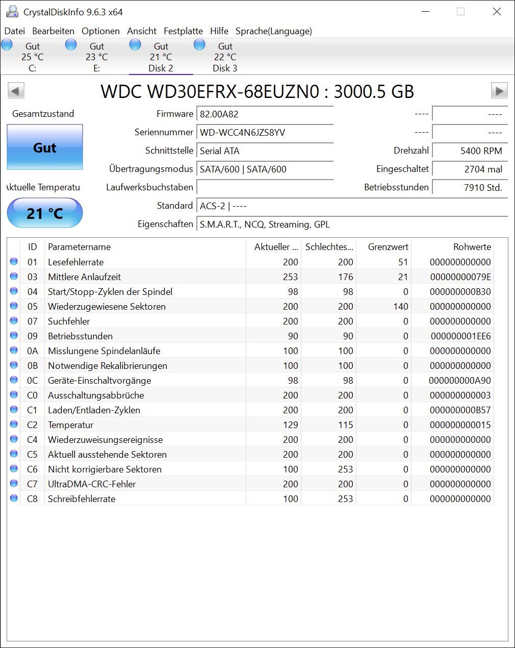 Western Digital Dischi rigidi: Western Digital WD Red 3.0TB NAS – Usato da Olten venduto da Triologyblue 2