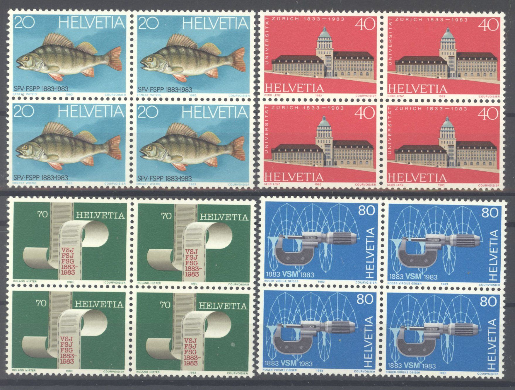 Tutti i francobolli: 1983, Sonderpostmarken I ** – Usato da Willisau venduto da Vollstempel