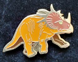 Pin Anstecknadel Dino Styracosaurus c1993 Dinos by Roy
