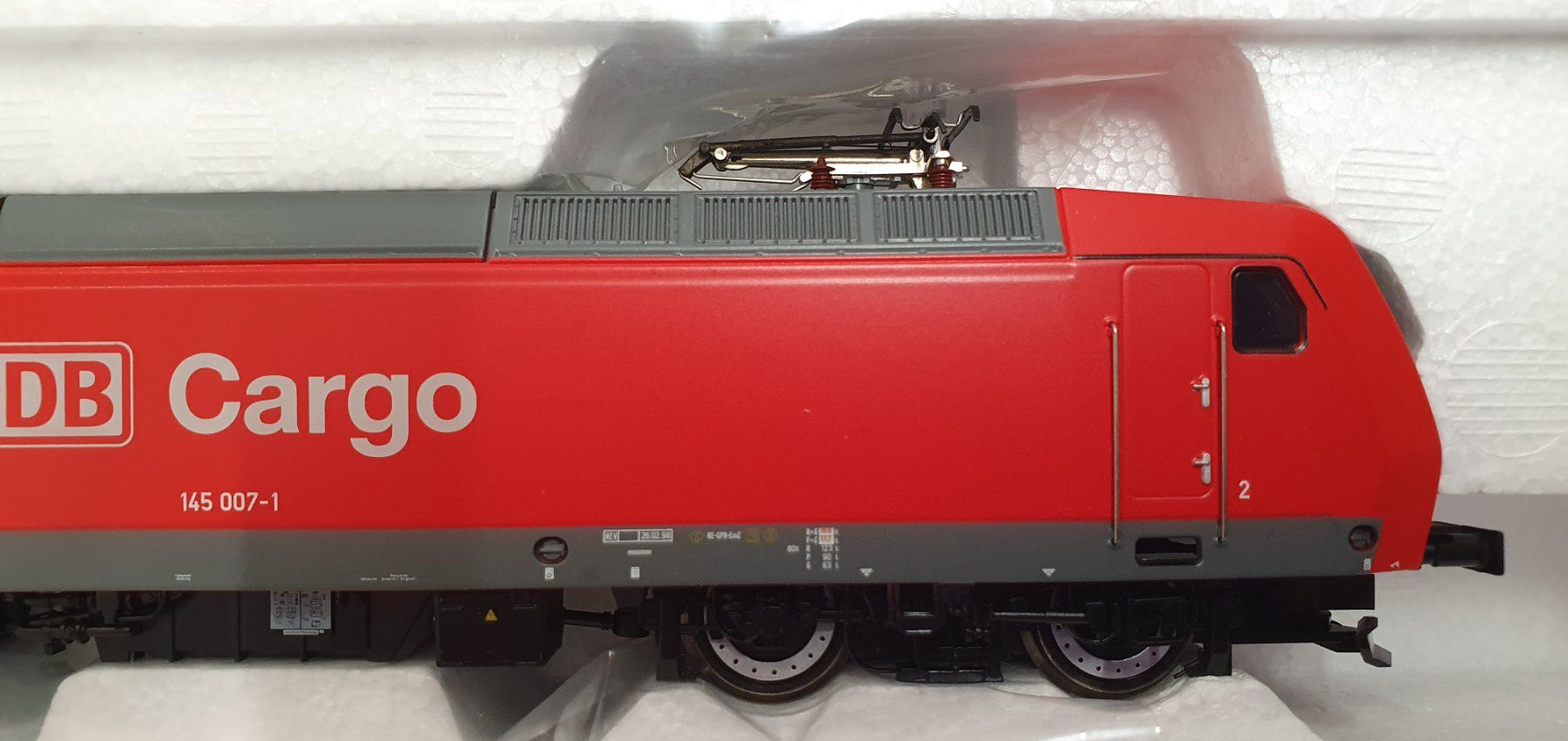 Roco Modelleisenbahnen: Roco 63560  DB BR 145 007-1  Cargo, Ep V – Neu und originalverpackt aus Würenlos von juruth 3