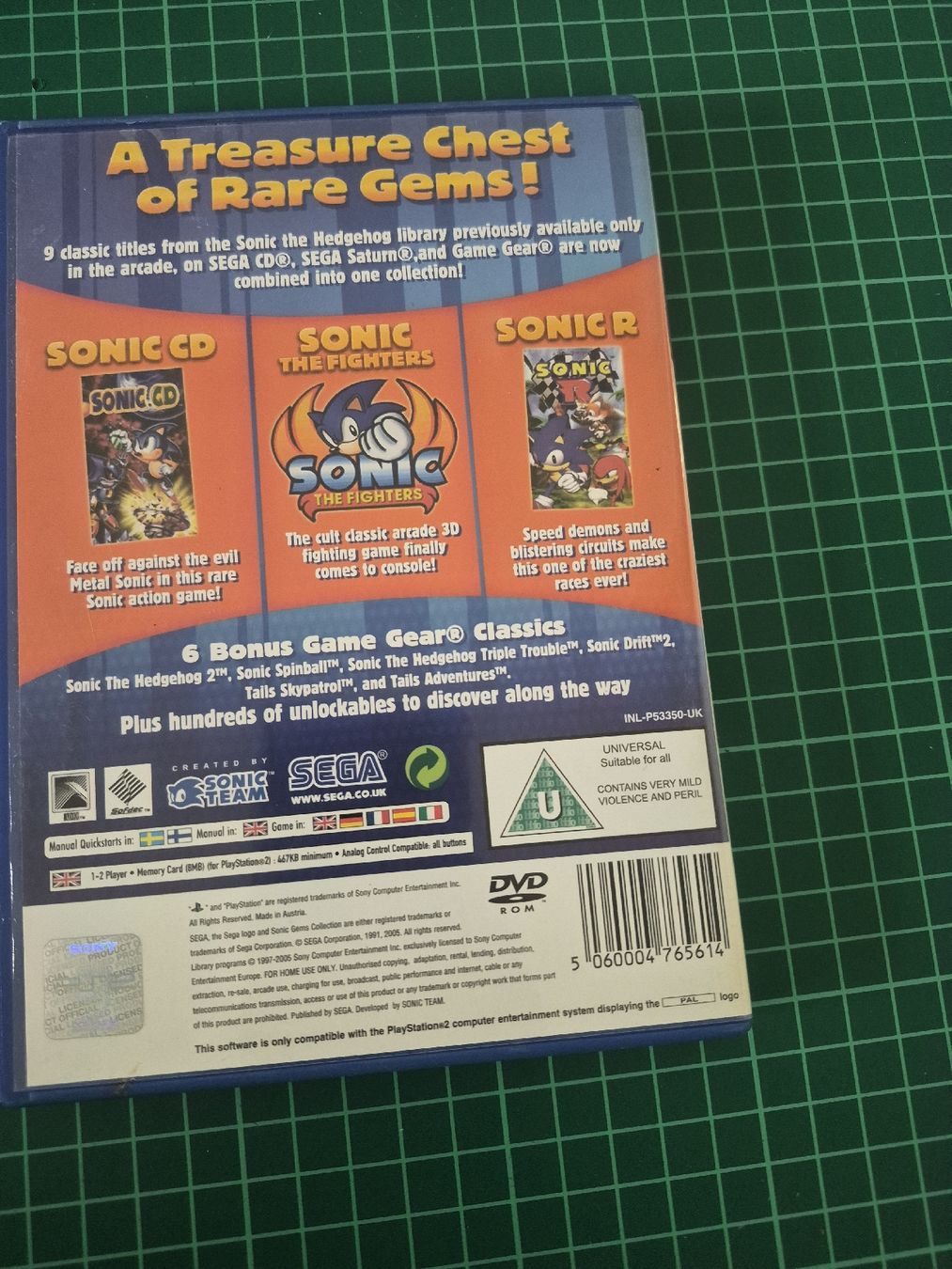 Sony Giochi: Sonic Gems Collection PS2 Game - Great Summer Fun! – Usato da Meyrin venduto da Retro-GZ 2