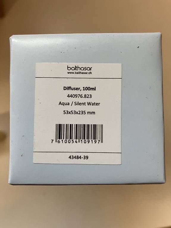 Diffusori di oli essenziali: Balthasar Duftdiffuser "Silent Water", 100ml, Neu & OVP – Usato da Basel venduto da ampra2276 2