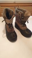 Winterstiefel Gr.37, gefüttert wasserdichte Sohle braun-sch