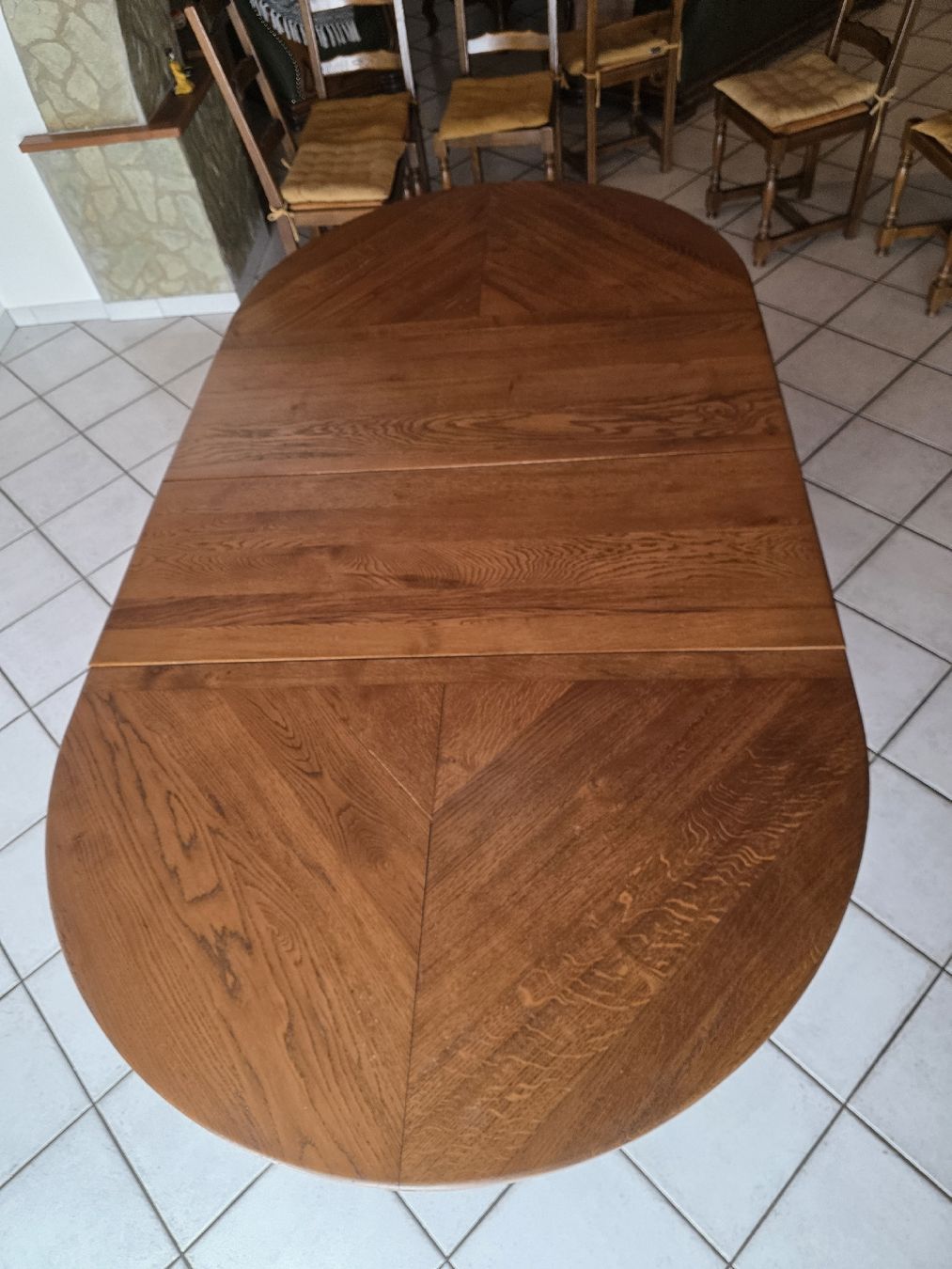 Tischset: Table + 6 chaises bois de chêne massif – Gebraucht aus Carouge GE von mic_c8dx 1