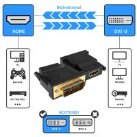 Video HDMI auf DVI Adapter HDMI A Buchse zu DVI 24+1 Audio