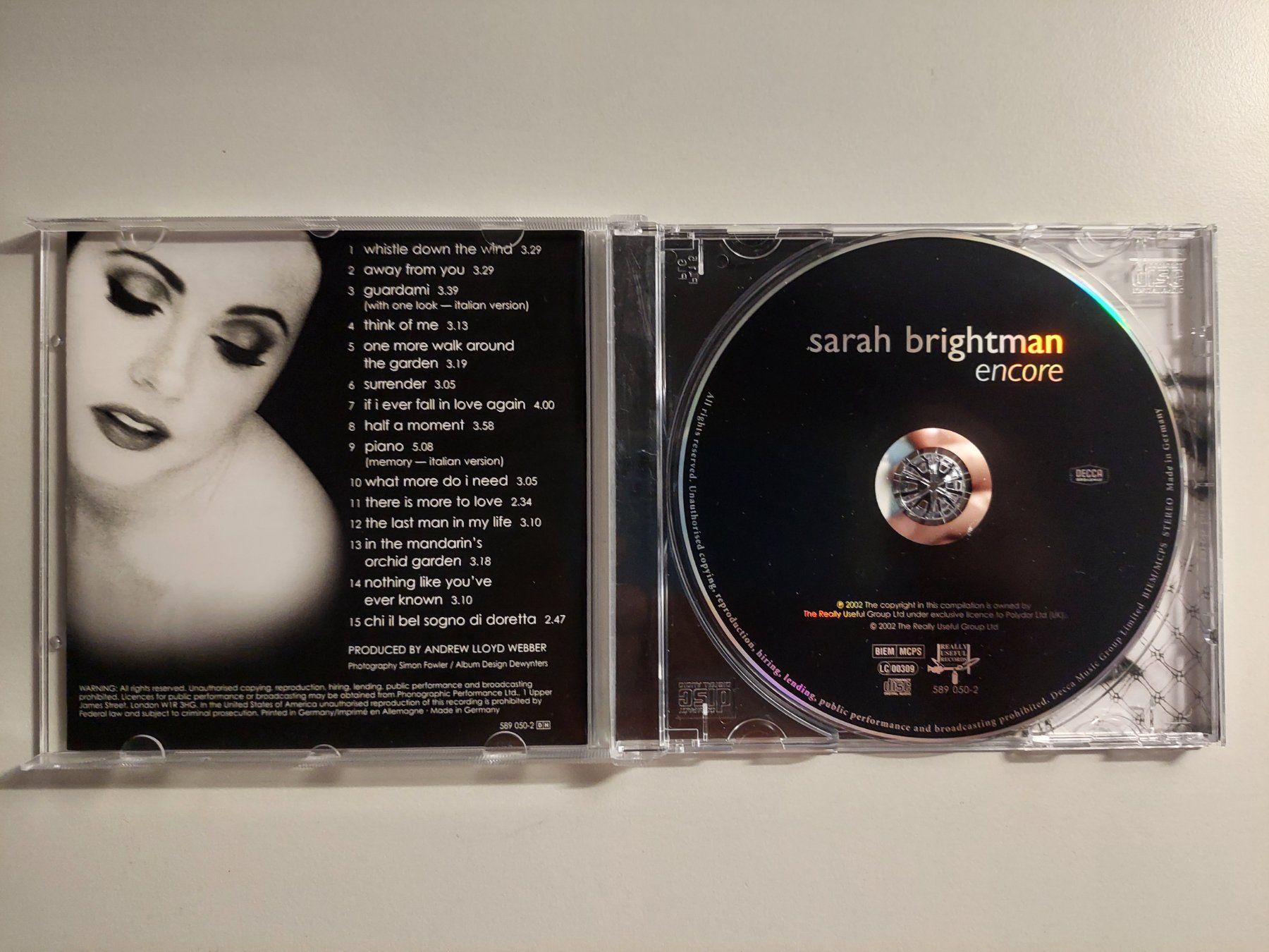 CDs: CD Sarah Brightmann "Encore" – Gebraucht aus Wil SG von ram_c5j2 2