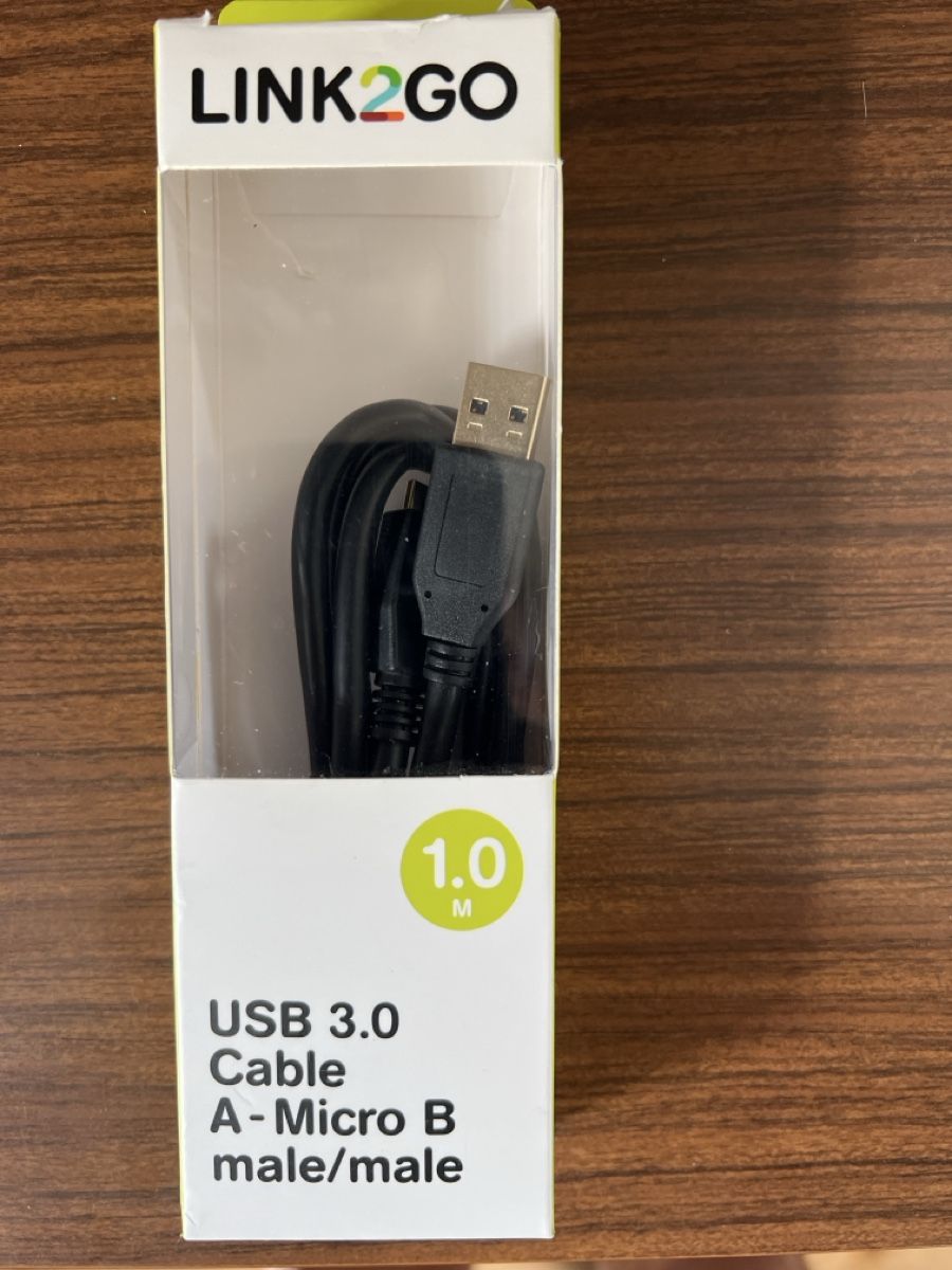 Kabel: LINK2GO USB 3.0 Kabel A-Micro B 1.0m neu – Neu und originalverpackt aus Siglistorf von Allerhand0