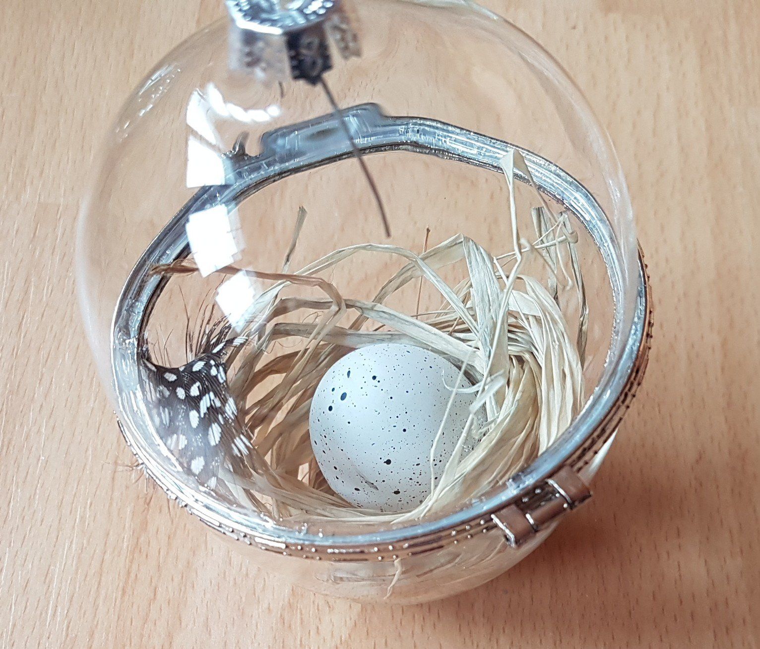 Tutte le decorazioni: 4 WUNDERSCHÖNE OSTERKUGELN - EIER / PLEXIGLAS / HANDARBEIT – Nuovo (secondo la descrizione) da Sax venduto da prinzenrollen 6