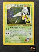 Pokémon Card Koga’s Beedrill 9/132 Holo Gym Challenge Karte