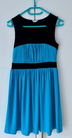 Schönes Kleid von Bonprix, türkis/schwarz, Grösse 36/38